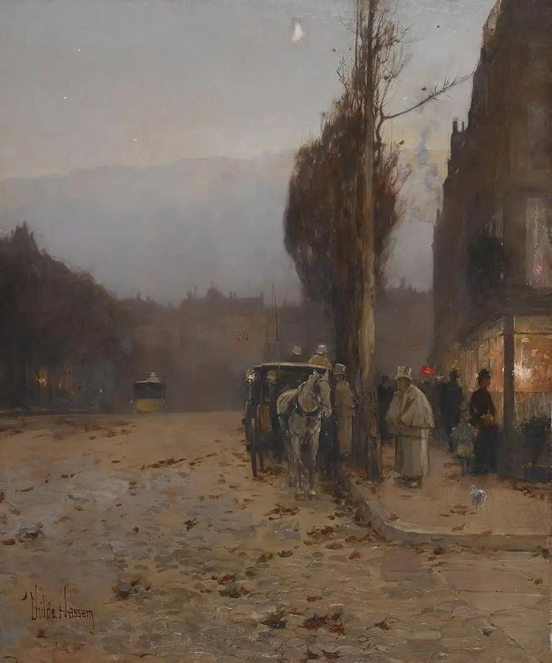 パリの夕暮れ - チルド・ハッサム

Source:
Paris au crépuscule - Childe Hassam