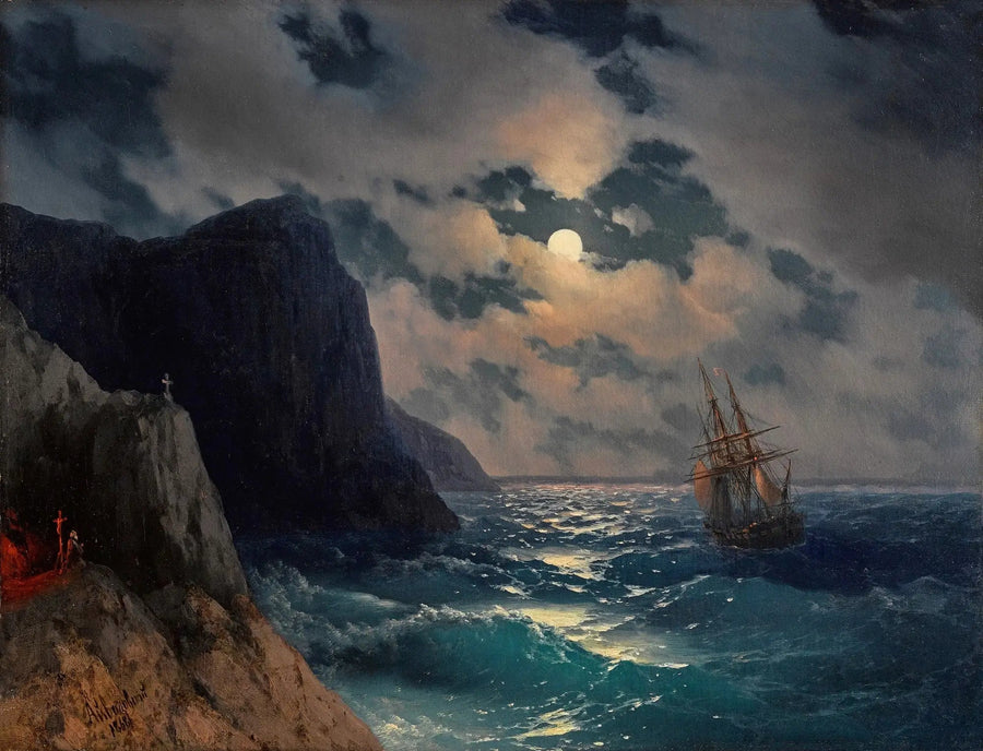満月の夜に船が通る風景 - イワン・アイヴァゾフスキー

Source:
Passage d'un navire par une nuit de pleine lune - Ivan Aïvazovski