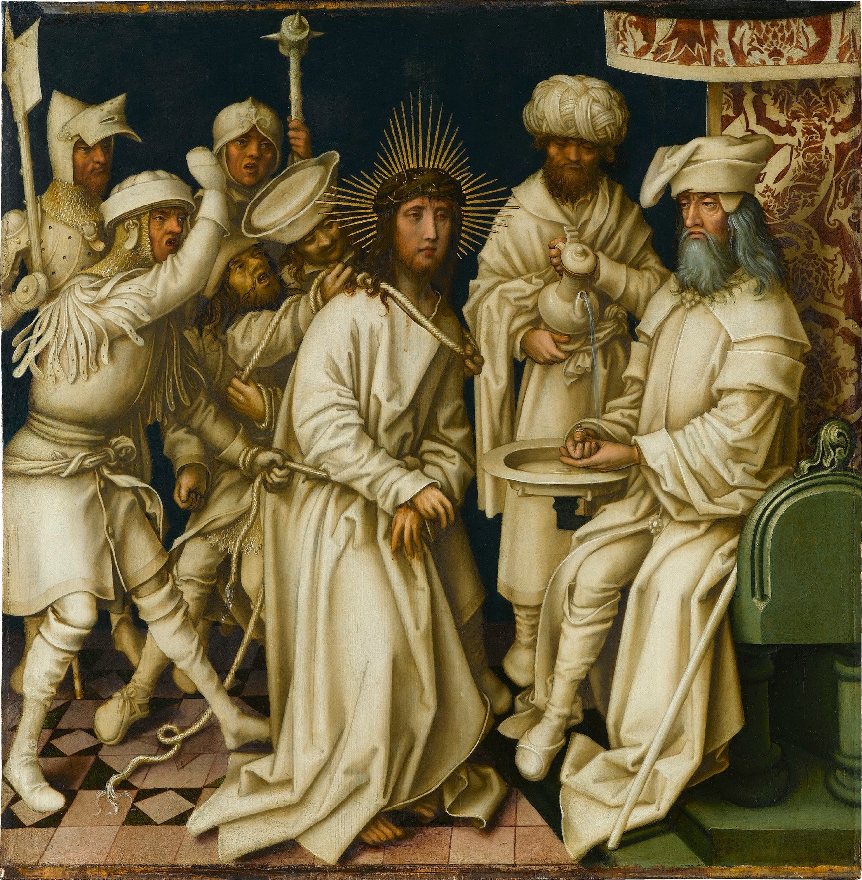 Passion grise: Le Christ devant Pilate - Hans Holbein the Elder - Alpha Reproduction
