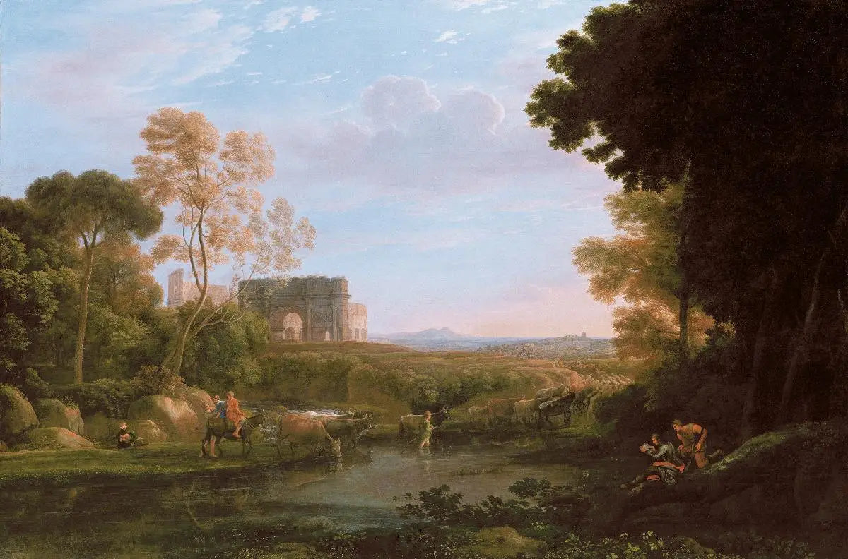 Pastorale avec l’Arc de Constantin - Claude Lorrain - Alpha Reproduction
