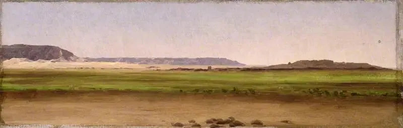 Pâturage, Égypte - Frederic Leighton image 1 reproduction de peinture à l’huile