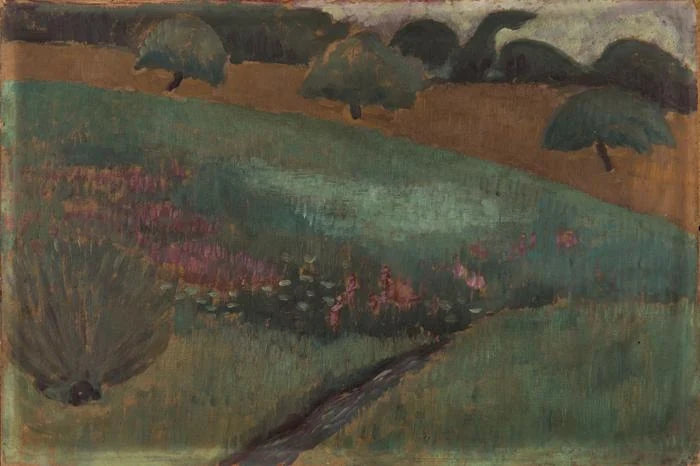 Paysage à la prairie en fleurs - Paul Sérusier