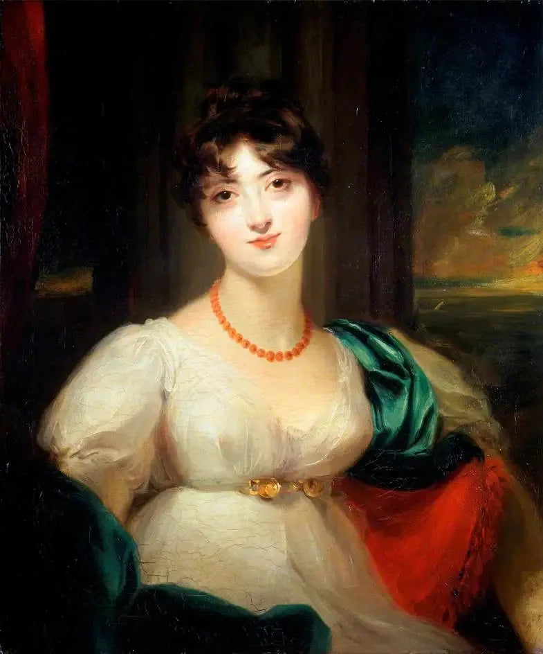 ポリーナ（1784年–1823年）、サー・コドリントン・エドマンド・キャリントンの最初の妻 - トーマス・ローレンス
