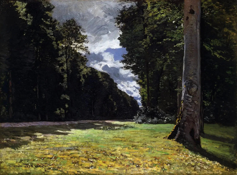 フォンテーヌブローの森の Le Pave de Chaily W57 - Claude Monet