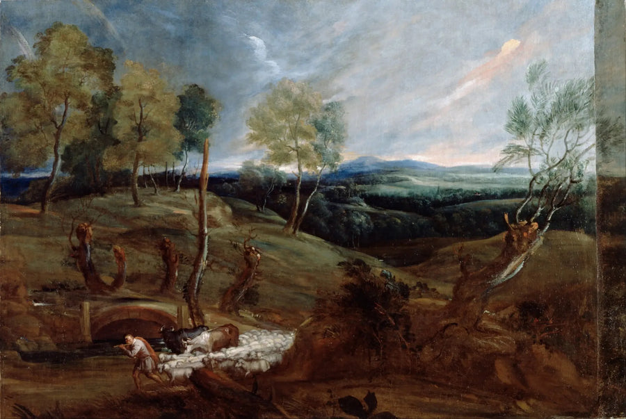 夕焼けの風景と羊飼いとその群れ - アントワーヌ・ヴァン・ダイク

Source:
Paysage au coucher du soleil avec un berger et son troupeau - Antoine van Dyck