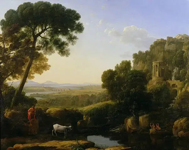 クロード・ロランによるアイオスを守るアルゴスの風景

Source:
Paysage avec Argus gardant Io - Claude Lorrain
