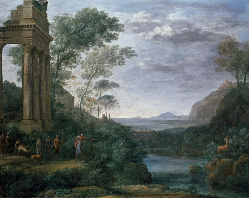 シルヴィアの鹿を倒すアスカーニュの風景 - クロード・ロラン

Source:
Paysage avec Ascagne abattant le cerf de Silvia - Claude Lorrain