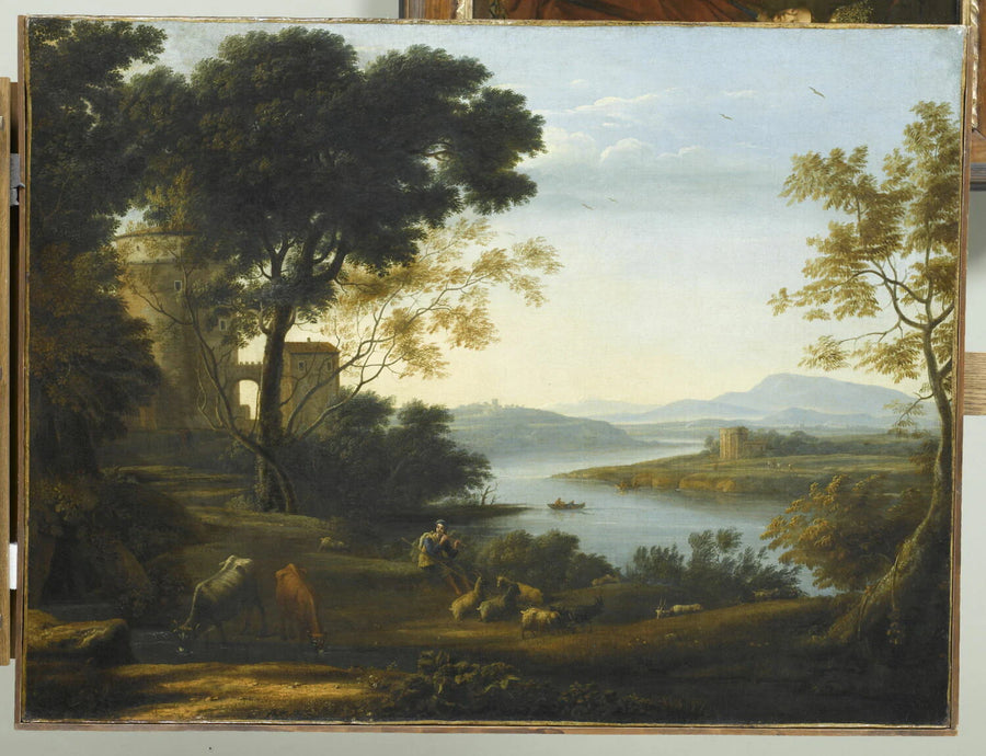 Paysage avec un berger - Claude Gellée