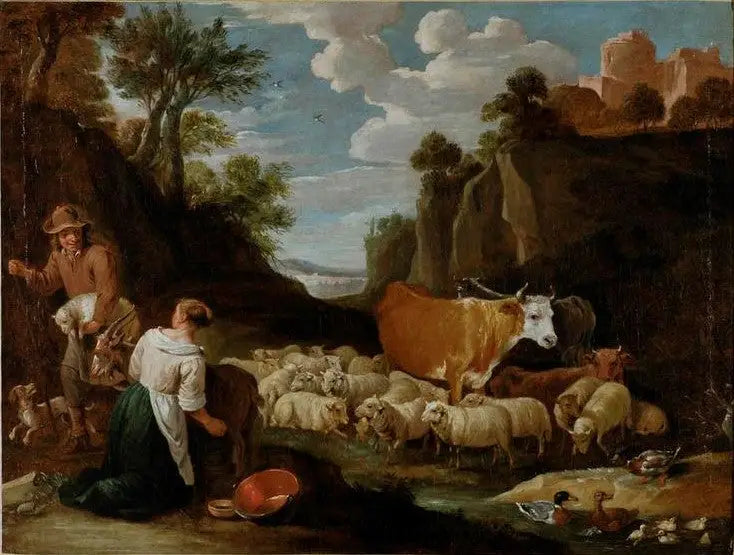 風景と羊飼いと家畜 - デイヴィッド・テニエール・ル・ジュヌ

Source:
Paysage avec bergers et bétail - David Teniers le Jeune