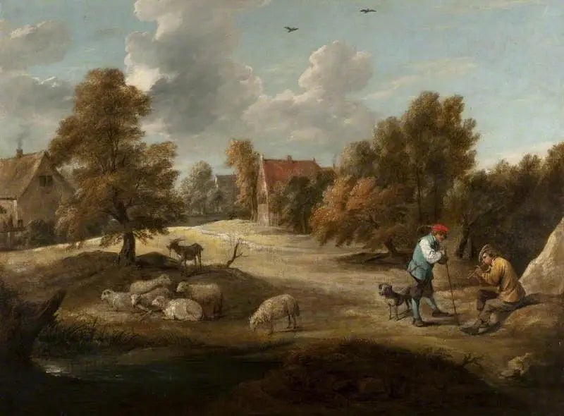 村の外の羊飼いたちの風景 - デイヴィッド・テニエール・ル・ジュヌ

Source:
Paysage avec des bergers à l'extérieur d'un village - David Teniers le Jeune
