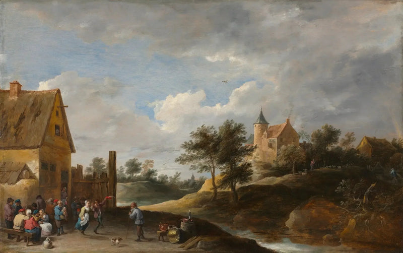ダビッド・テニエール・ル・ジュヌによる農民が踊る風景画

Source:
Paysage avec des paysans dansant - David Teniers le Jeune