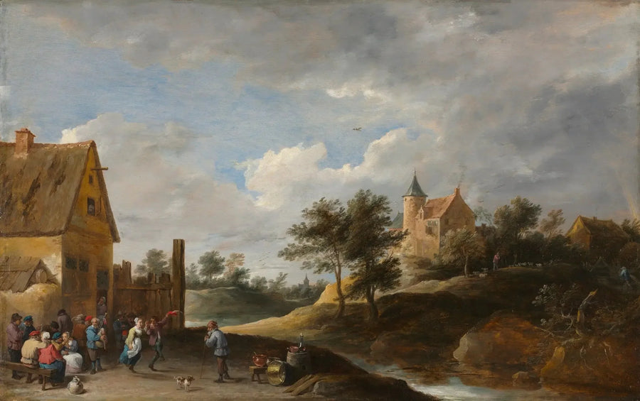ダビッド・テニエール・ル・ジュヌによる農民が踊る風景画

Source:
Paysage avec des paysans dansant - David Teniers le Jeune