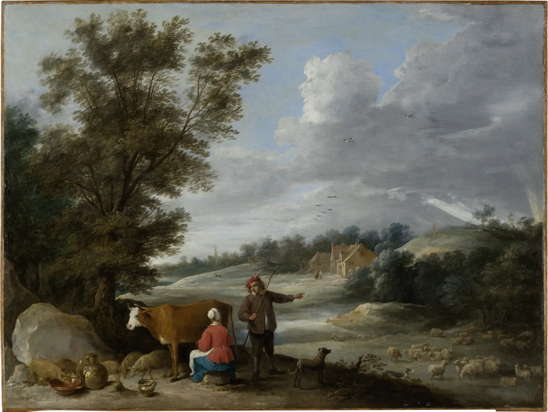 風景と乳牛と羊飼い - デイヴィッド・テニエール・ル・ジュヌ

Source:
Paysage avec laitière et berger - David Teniers le Jeune