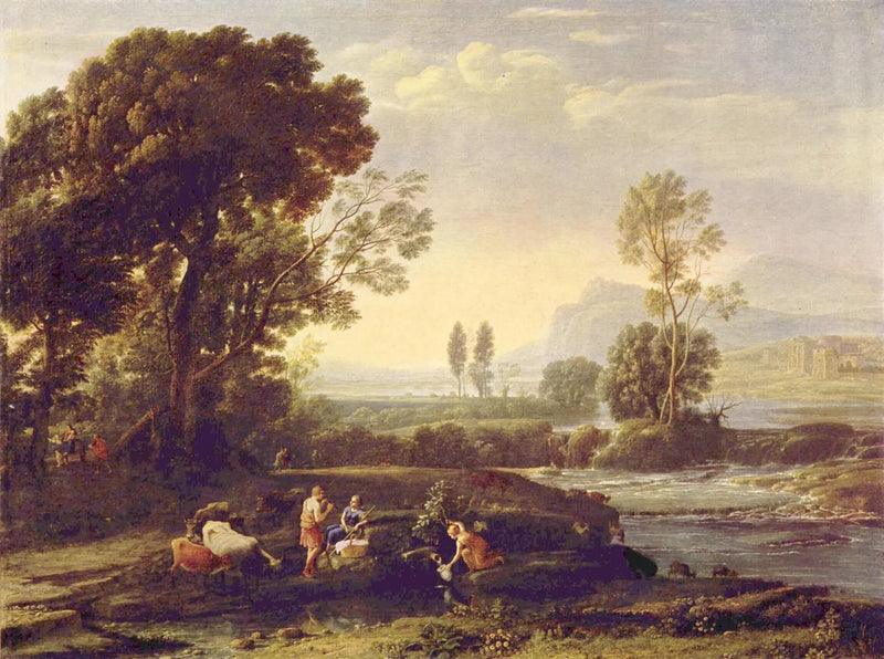 エジプト逃避中の休憩を伴う風景 - クロード・ロラン

Source:
Paysage avec le repos pendant la fuite en Egypte - Claude Lorrain