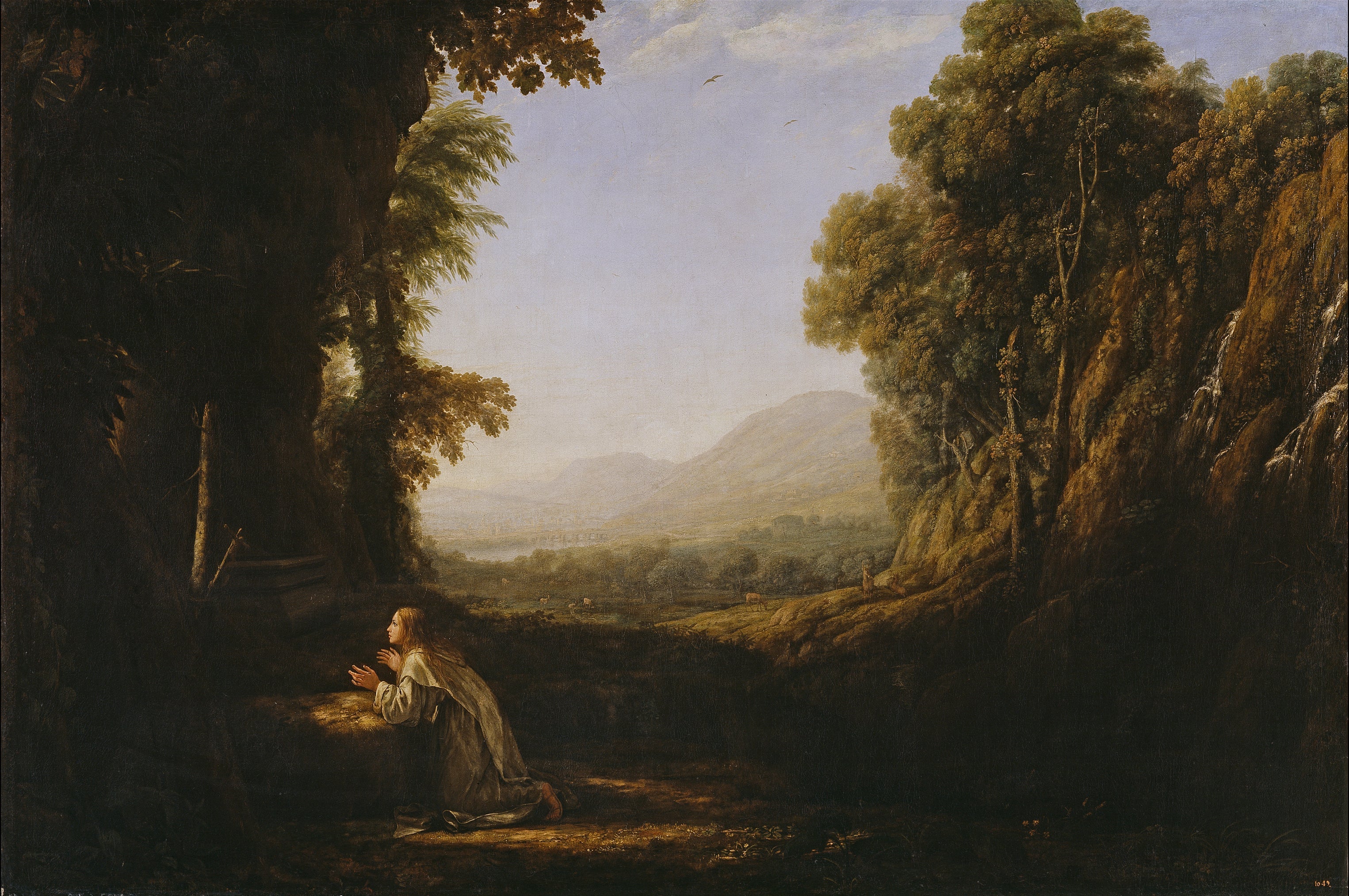 Paysage avec sainte María de Cervelló - Claude Lorrain - Alpha Reproduction