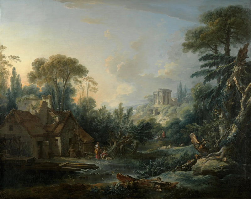 水車の風景 - フランソワ・ブーシェ

Source:
Paysage avec un moulin à eau - François Boucher