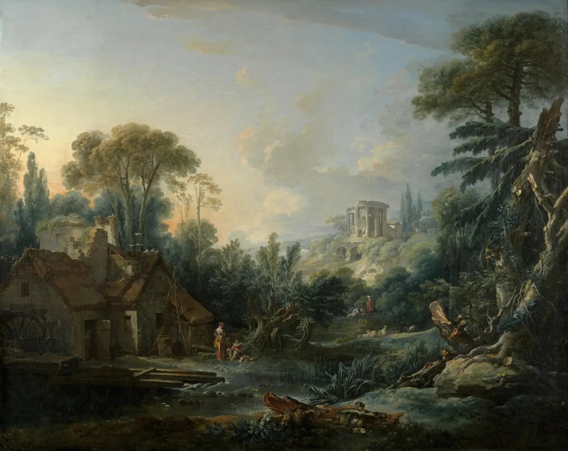 水車の風景 - フランソワ・ブーシェ

Source:
Paysage avec un moulin à eau - François Boucher