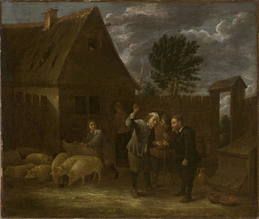 豚の売り手を描いた風景 - デイヴィッド・テニエール・ル・ジュヌ

Source:
Paysage avec un vendeur de cochons - David Teniers le Jeune