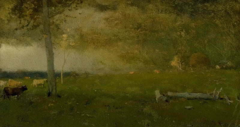 風景（嵐の中の家畜） - ジョージ・イネス

Source:
Paysage (bétail dans la tempête) - George Inness
