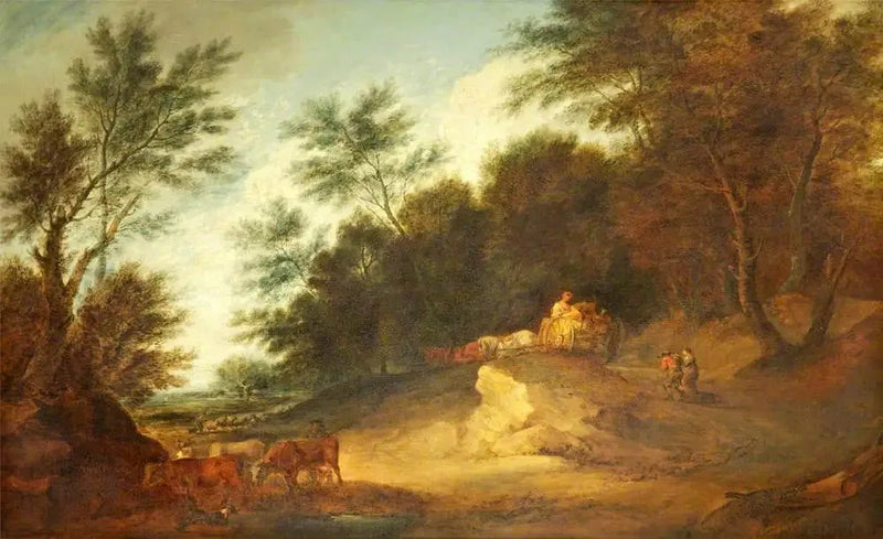 風景とキャラクターが描かれた田園の馬車と家畜の風景 - トマス・ゲインズバロー

Source:
Paysage boisé avec personnages dans une charrette de campagne et du bétail - Thomas Gainsborough