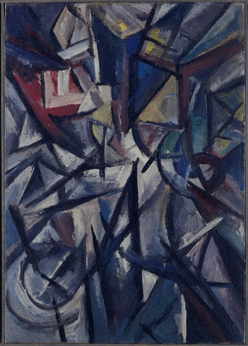 Paysage. Composition futuriste - Olga Rozanova image 1 reproduction d’œuvre d’art à l’huile