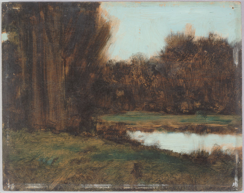 Paysage d'Alsace, une mare - Jean-Jacques Henner