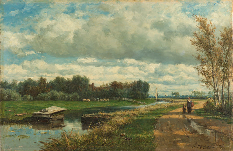 Paysage dans la région de La Haye - Willem Roelofs