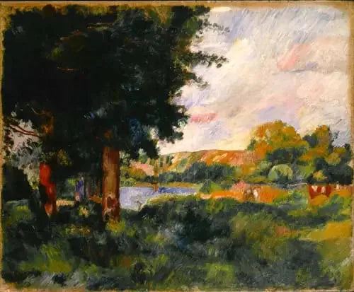 Île-de-Franceの風景 - ピエール＝オーギュスト・ルノワール