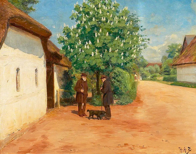 春の風景、二人の男性とともに。 - H. A. Brendekilde

Source:
Paysage de printemps avec deux messieurs. - H. A. Brendekilde