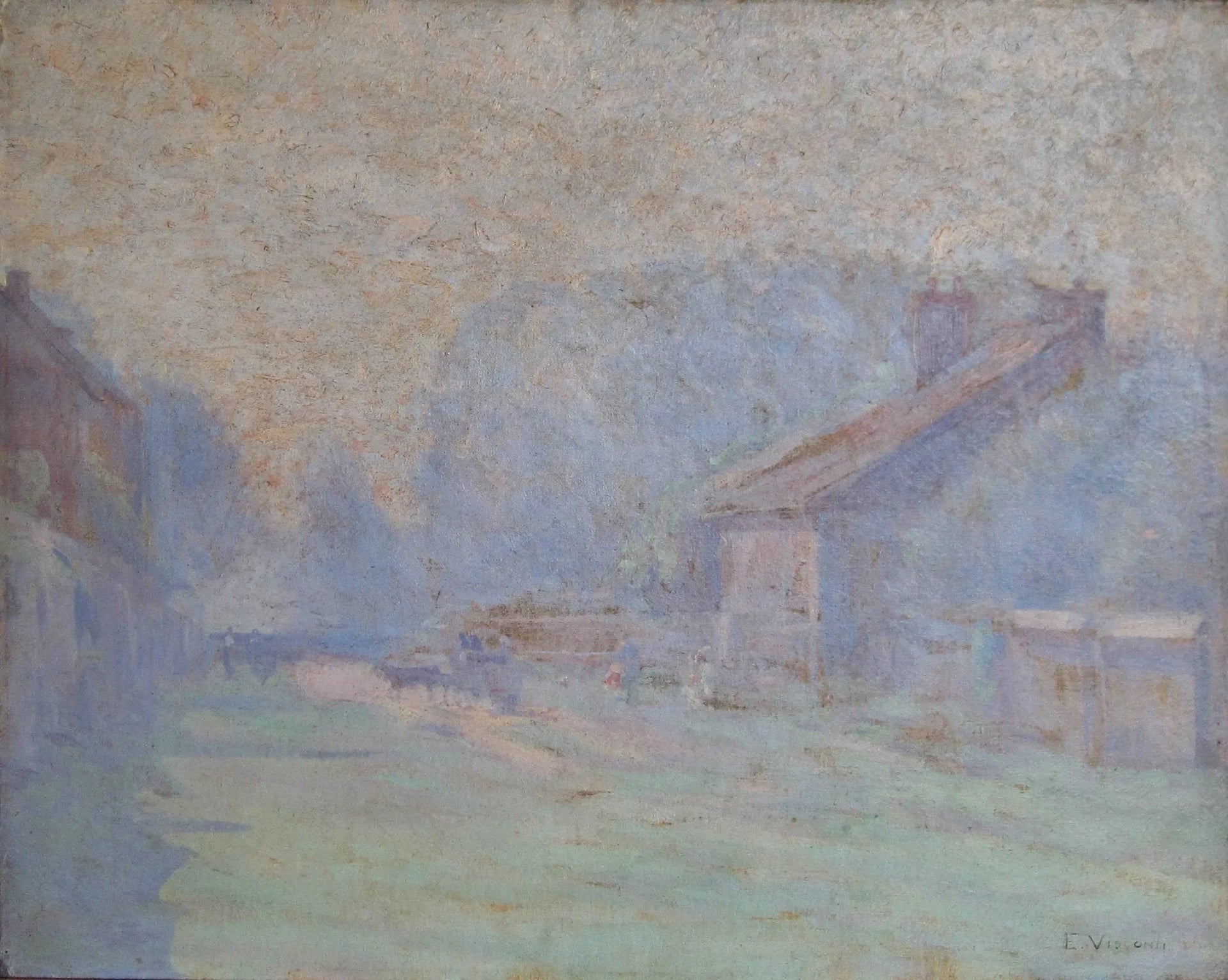 Paysage de Saint Hubert - Eliseu Visconti image 1 reproduction artisanale de tableau