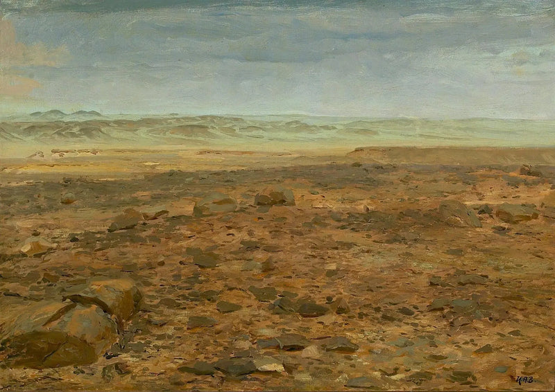 アフリカ北部の砂漠の風景 - H. A. Brendekilde

Source:
Paysage désertique d'Afrique du Nord. - H. A. Brendekilde