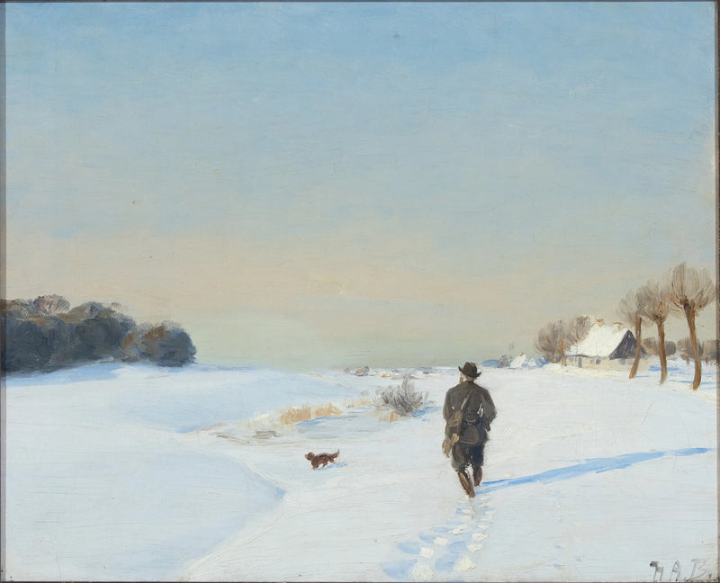 晴れた日に狩人と犬がいる冬の風景 - H. A. Brendekilde

Source:
Paysage d'hiver avec un chasseur et son chien par une journée ensoleillée - H. A. Brendekilde