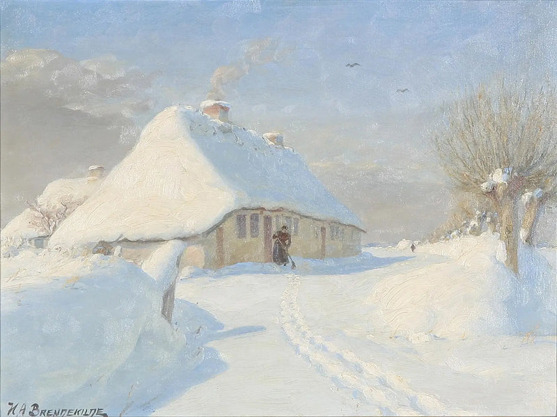 冬の風景と農場の女性 - H. A. Brendekilde

Source:
Paysage d'hiver avec une femme dans une ferme. - H. A. Brendekilde