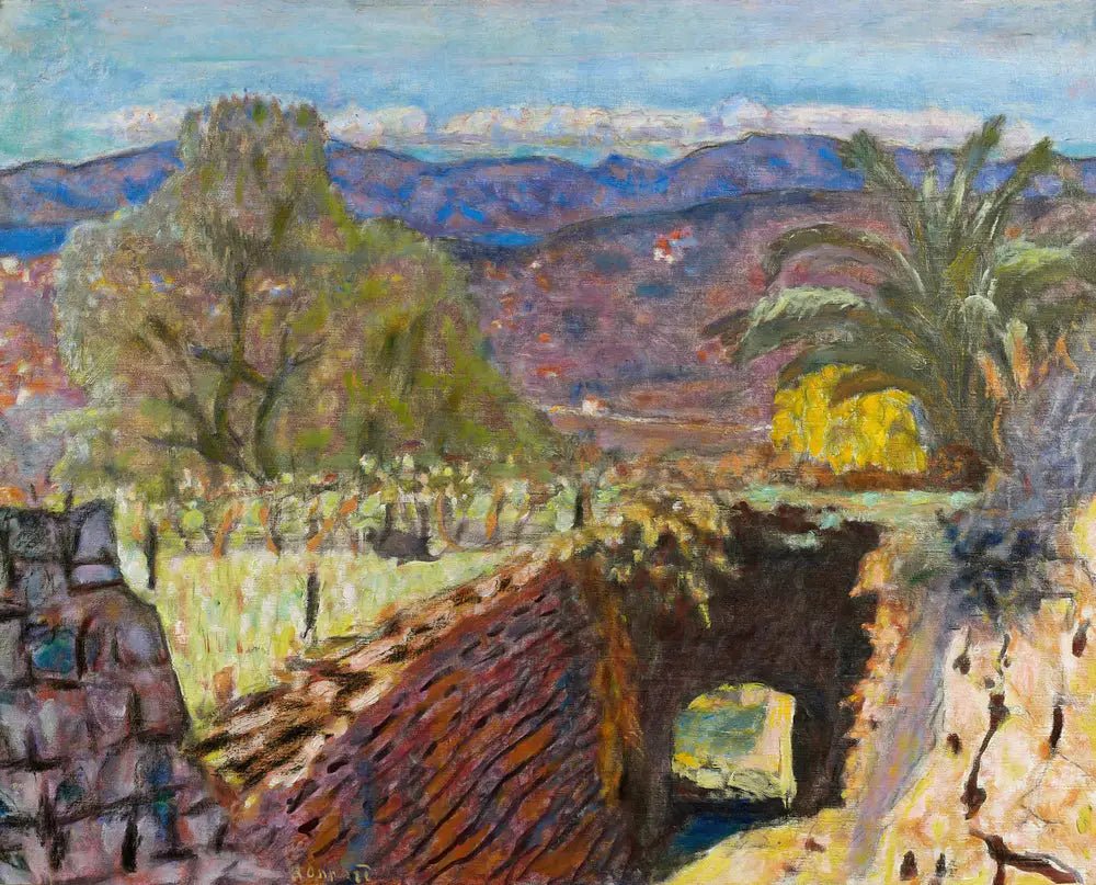 Paysage du Midi par temps de mistral - Pierre Bonnard image 1 copie de tableau peinte à la main