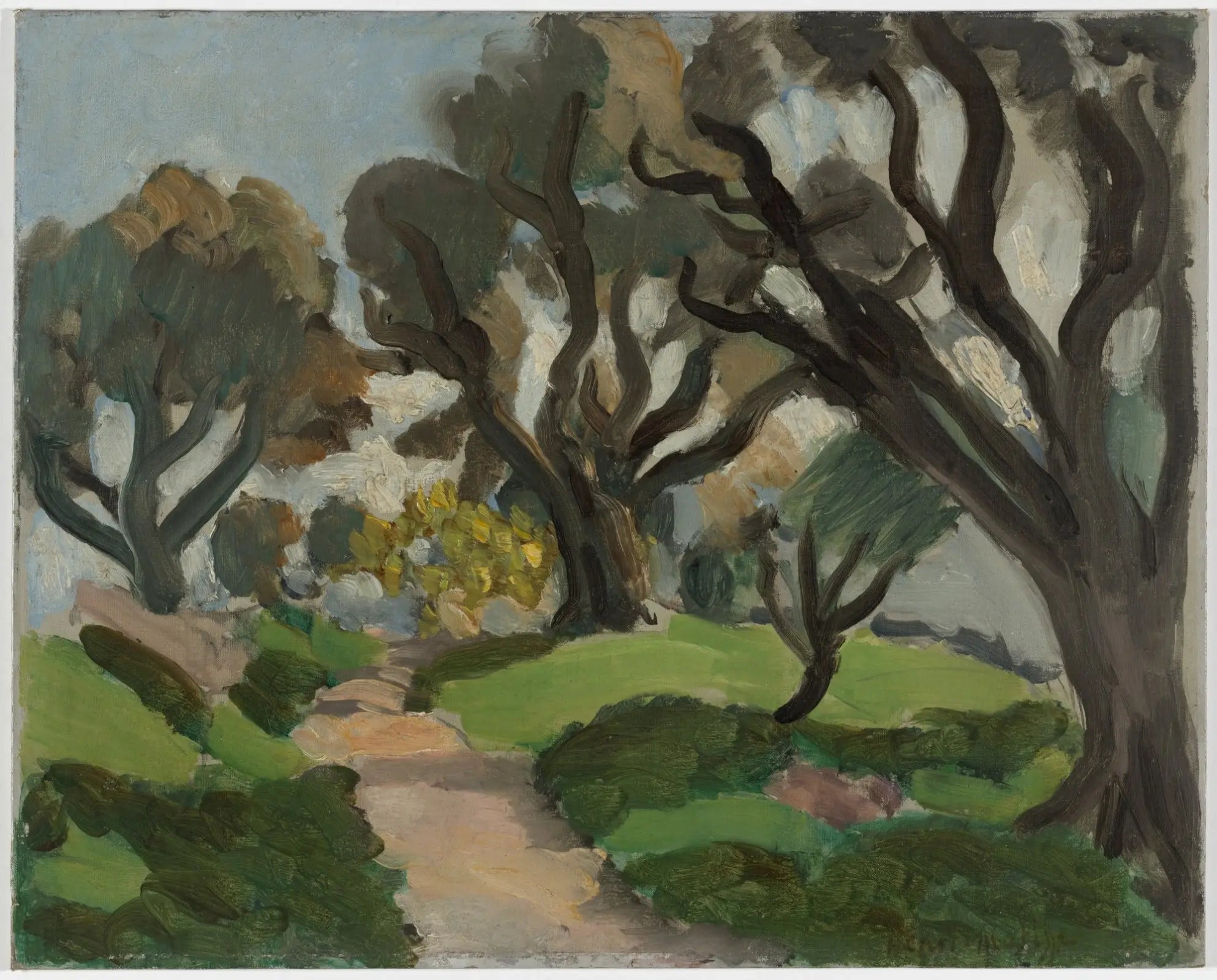 Reproduction du tableau « Paysage du sud de la France - Henri Matisse » par Alpha Reproduction en peinture à l’huile