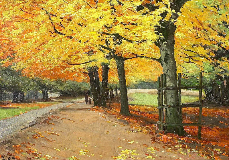 秋の風景 - H. A. Brendekilde

Source:
Paysage en automne. - H. A. Brendekilde