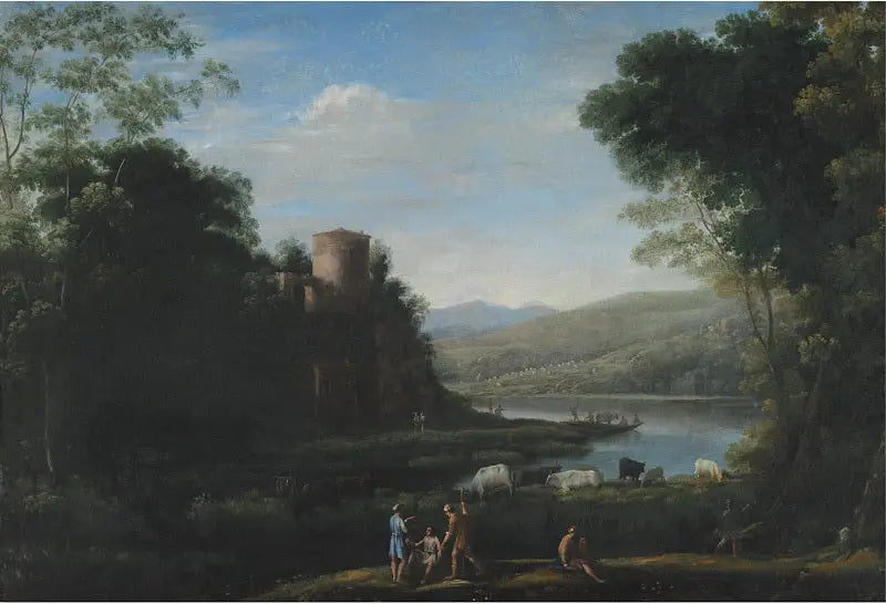 クロード・ロランによる川辺の風景と羊飼いたち

Source:
Paysage fluvial avec bergers - Claude Lorrain