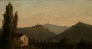 Paysage italien (anciennement Les Catskills de Saugerties) - Thomas Cole - Alpha Reproduction