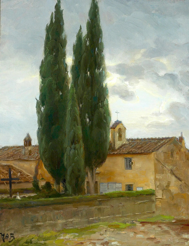 イタリアの風景、修道院とマツの木とともに - H. A. Brendekilde

Source:
Paysage italien avec un monastère et des pins. - H. A. Brendekilde