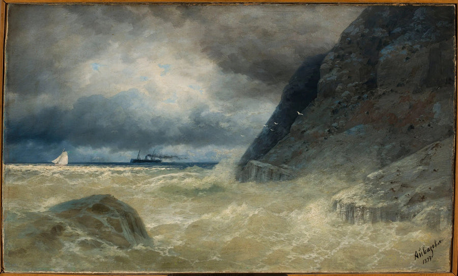 蒸気船の海景画。 - イワン・アイヴァゾフスキー

Source:
Paysage marin avec un bateau à vapeur. - Ivan Aïvazovski