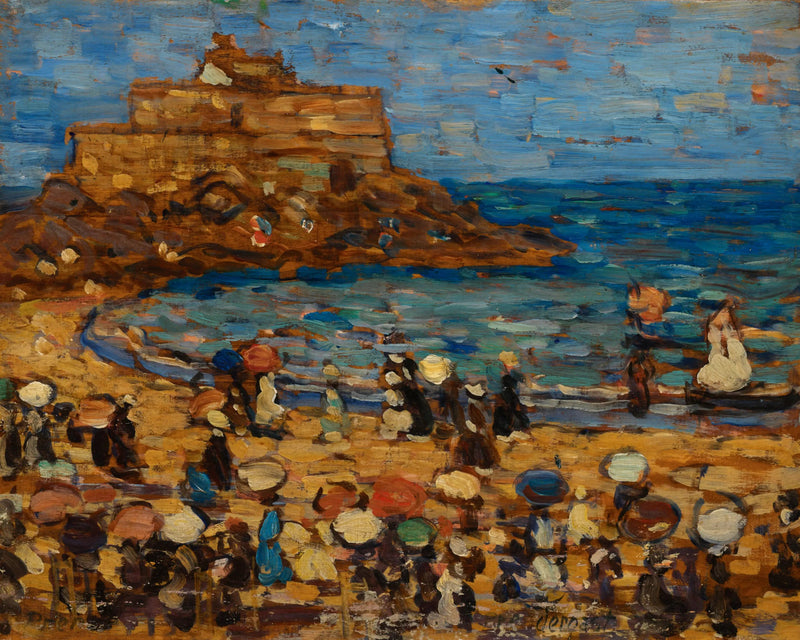 海景画 – サン＝マロ - モーリス・プリンダゲスト

Source:
Paysage marin – Saint-Mâlo - Maurice Prendergast