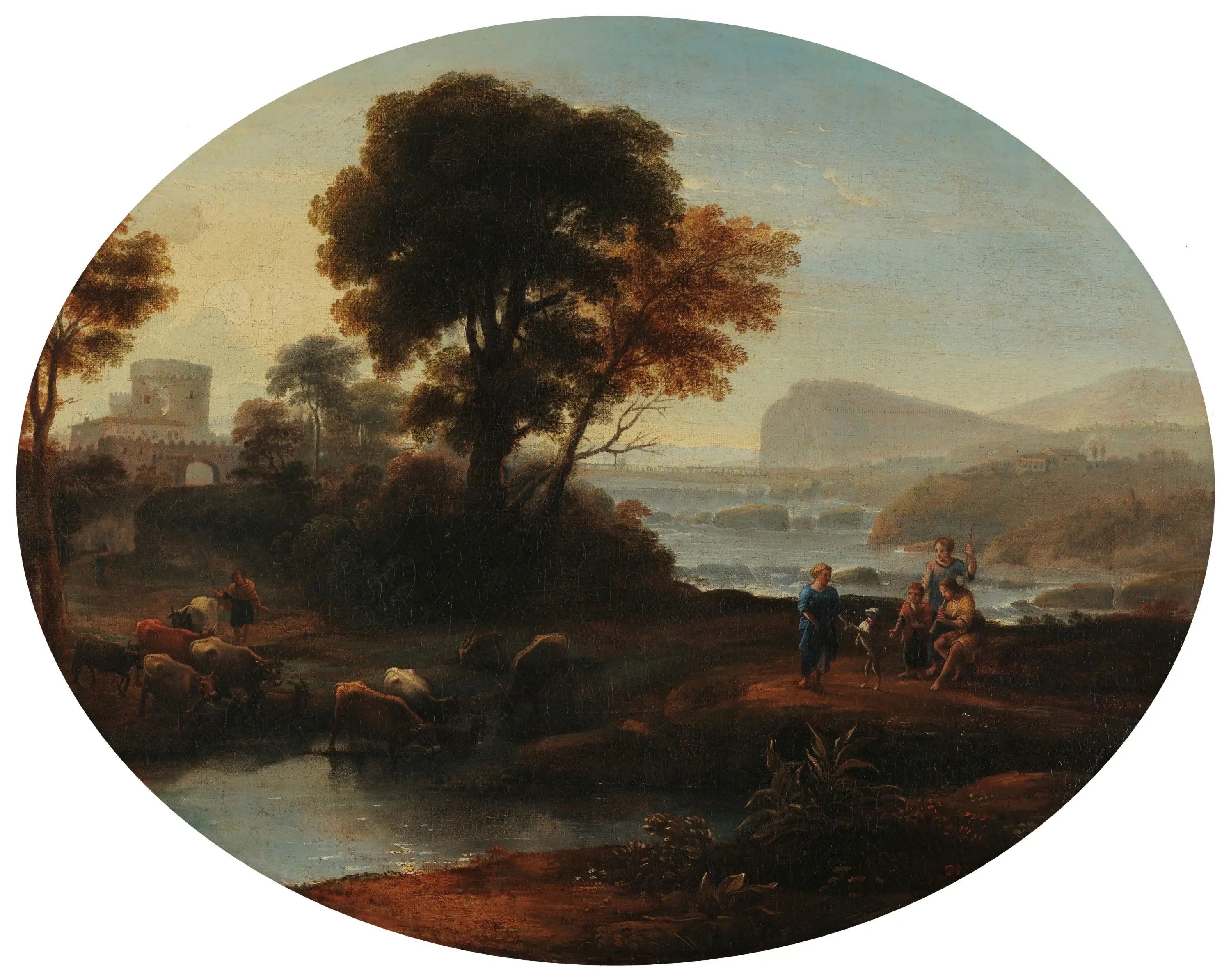 Paysage pastoral - Claude Lorrain - Alpha Reproduction