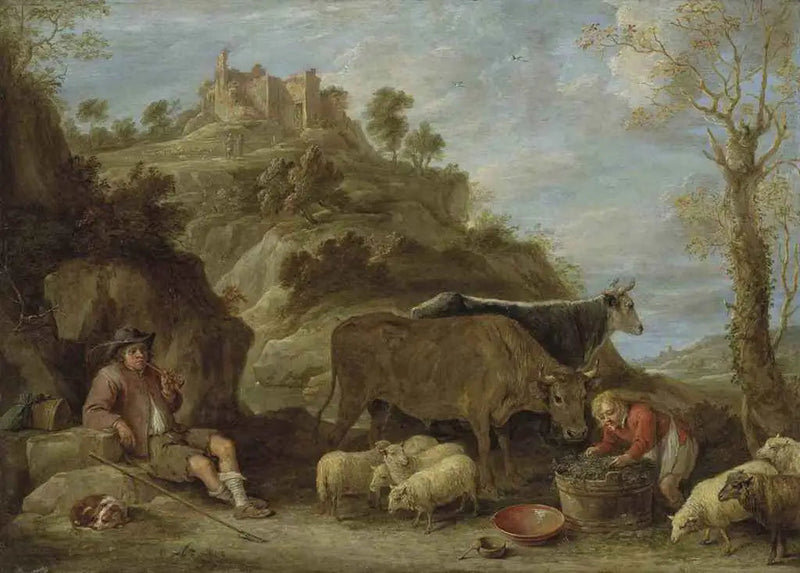 牧歌的な風景 - デイヴィッド・テニエール・ル・ジュヌ

Source:
Paysage pastoral - David Teniers le Jeune