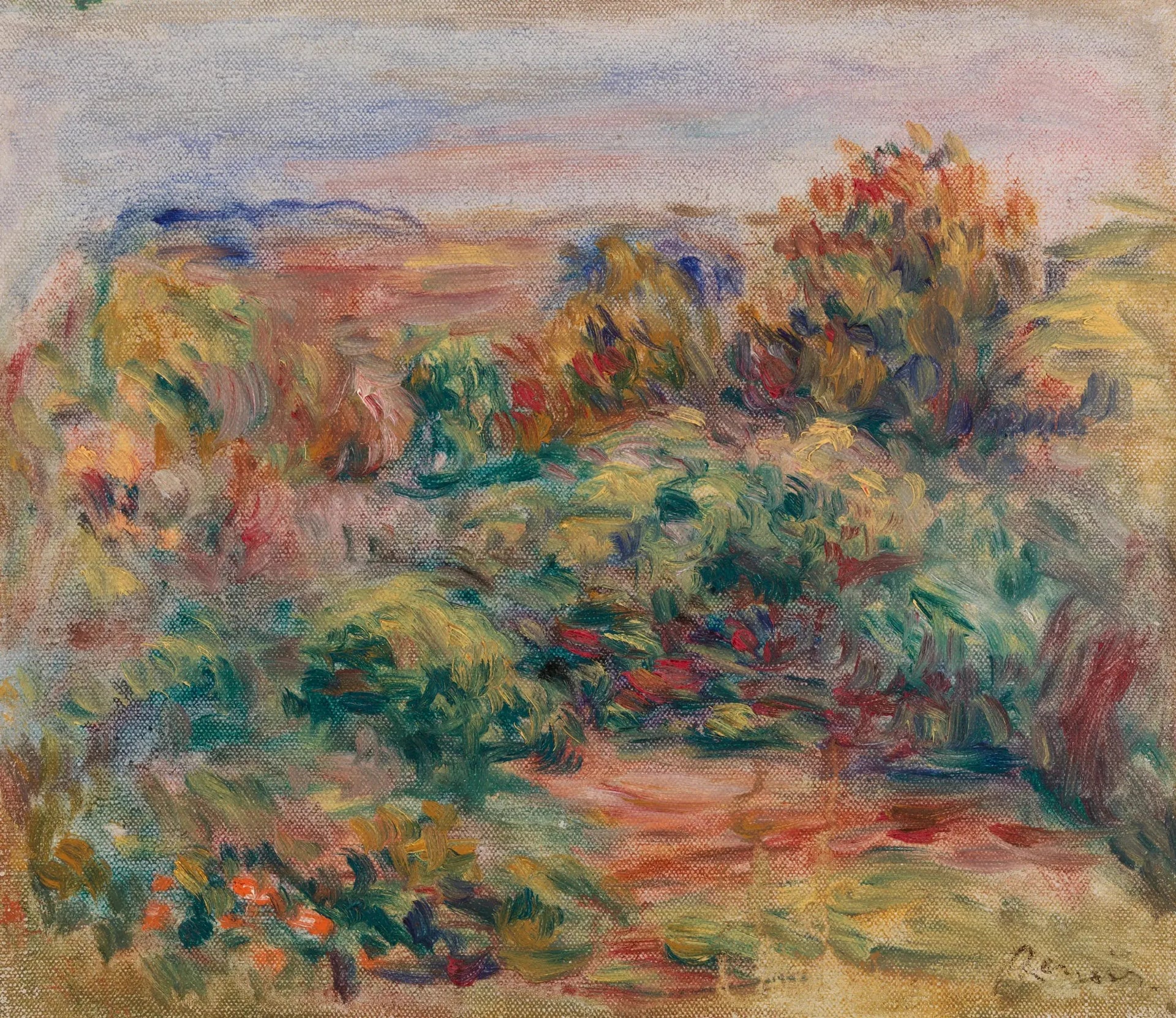 Paysage - Pierre-Auguste Renoir image 1 tableau peint à l’huile sur toile