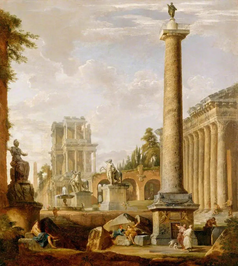 トラヤヌスの柱のローマ風景 - ジョバンニ・パオロ・パニーニ

Source:
Paysage romain avec la colonne de Trajan - Giovanni Paolo Panini