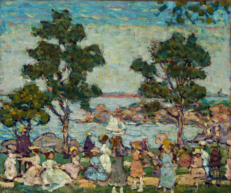 風景（公園の風景） - モーリス・プリンダーギャスト

Source:
Paysage (scène de parc) - Maurice Prendergast