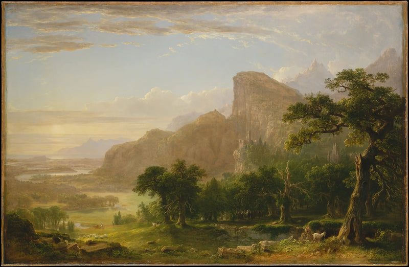 風景 — 「死の観察」の一場面 - アッシャー・ブラウン・デュランド

Source:
Paysage — Scène de « Thanatopsis » - Asher Brown Durand