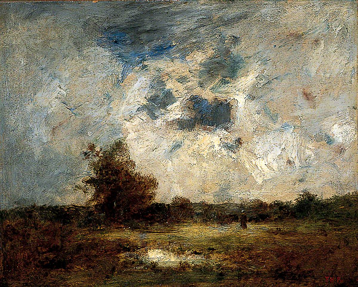 Paysage - Théodore Rousseau image 1 copie peinte à la main à l’huile