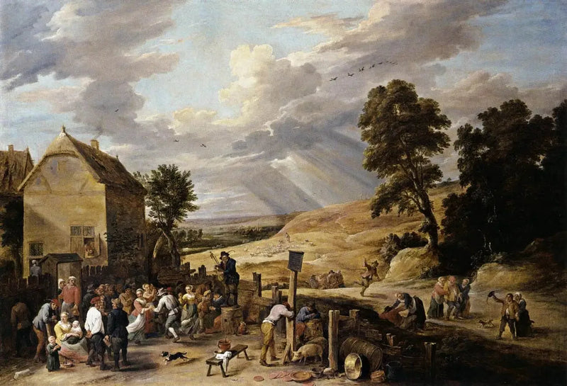 農民たちが宿屋の前で踊っている - デイヴィッド・テニエール・ル・ジュヌ

Source:
Paysans dansant devant une auberge - David Teniers le Jeune