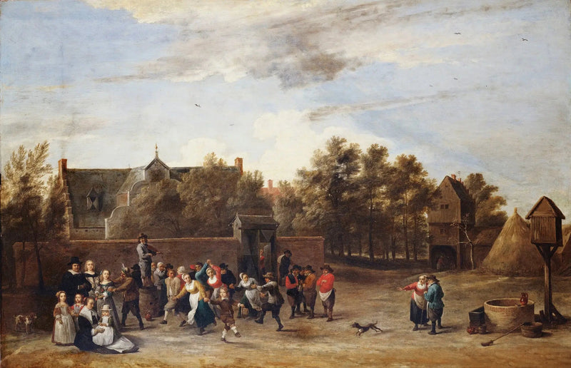 農民が田舎の家の前で踊っている - デイヴィッド・テニエール・ル・ジュヌ

Source:
Paysans dansant devant une maison de campagne - David Teniers le Jeune